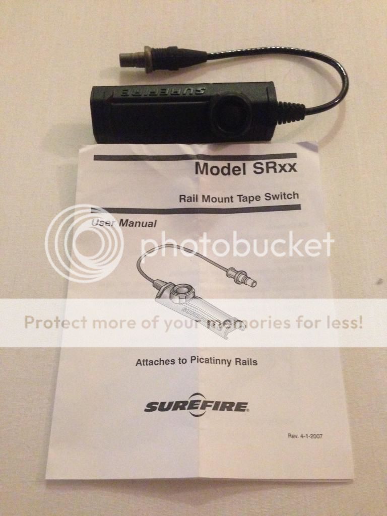 Surefire SRxx Rail Mounted Tape Switch
