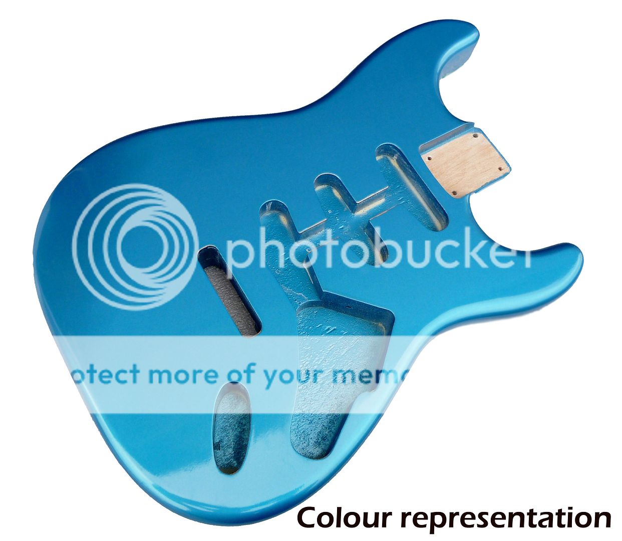 Nitrocellulose Guitar Paint Lacquer Lake Placid Blue For Spray Gun