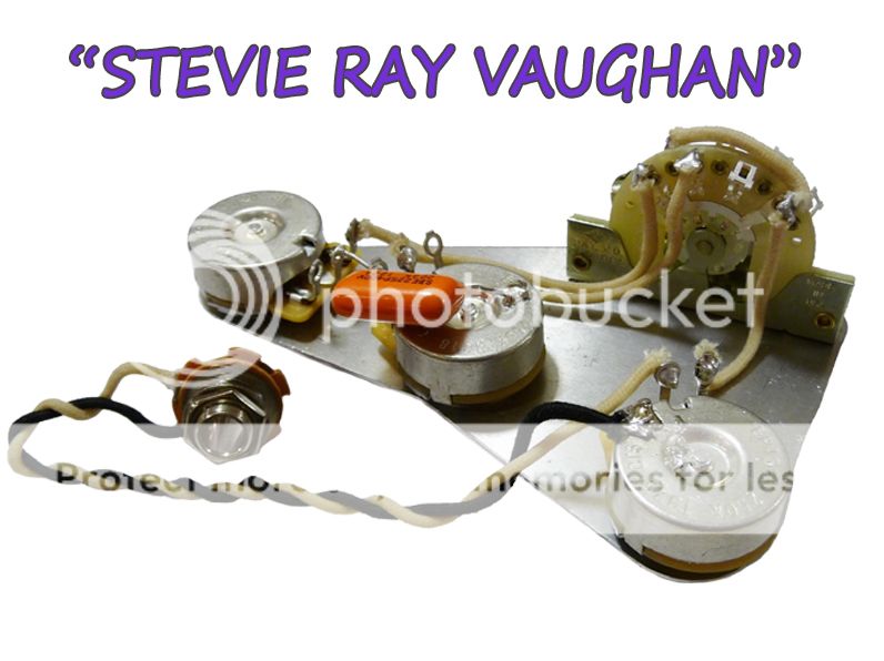 Stevie Ray Vaughan SRV Stratocaster Strat Wiring Kit - Hand Built in