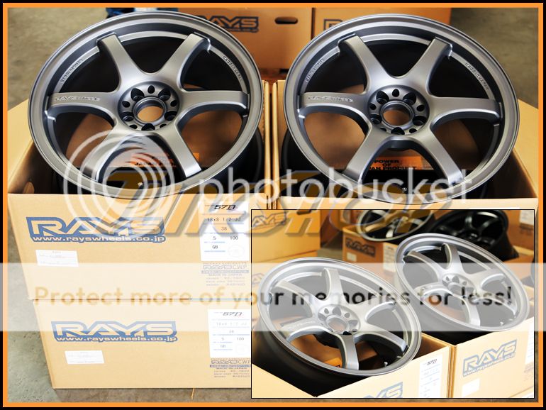 FEELER Trade my New Rays Volk Racing Gram Lights 57DR 18x8.5 5x100 For