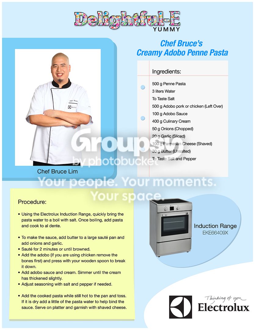Chef Bruce's Creme Adobo Penne Pasta