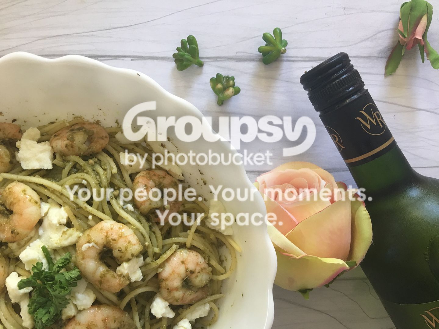 Shrimp And Pesto Pasta Recipe Using Contadina Products 